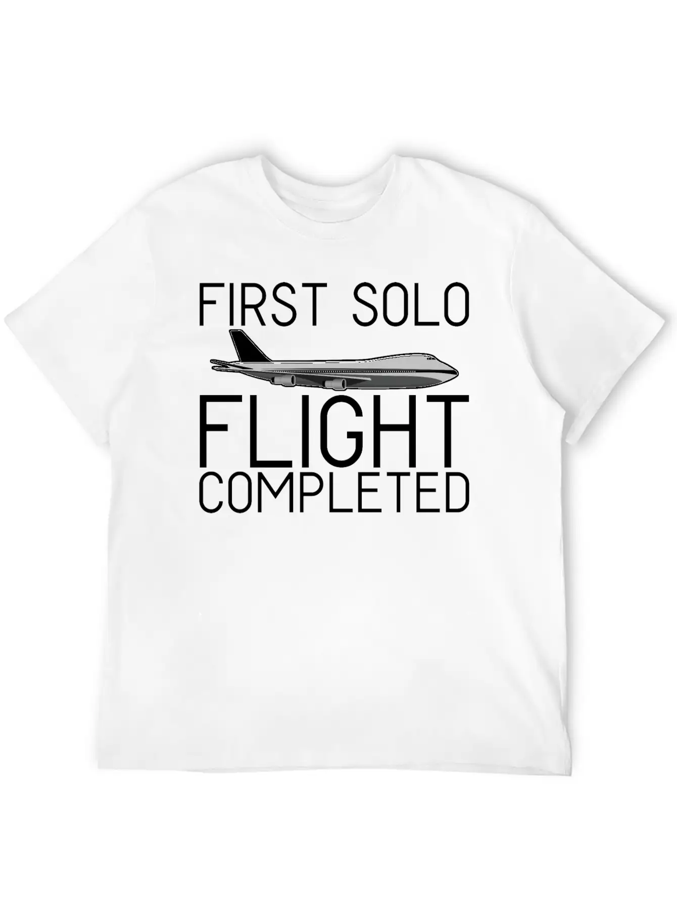 First Solo Flight Completed 4 Breathable Soft Cotton T-Shirt – Timeless Casual Look