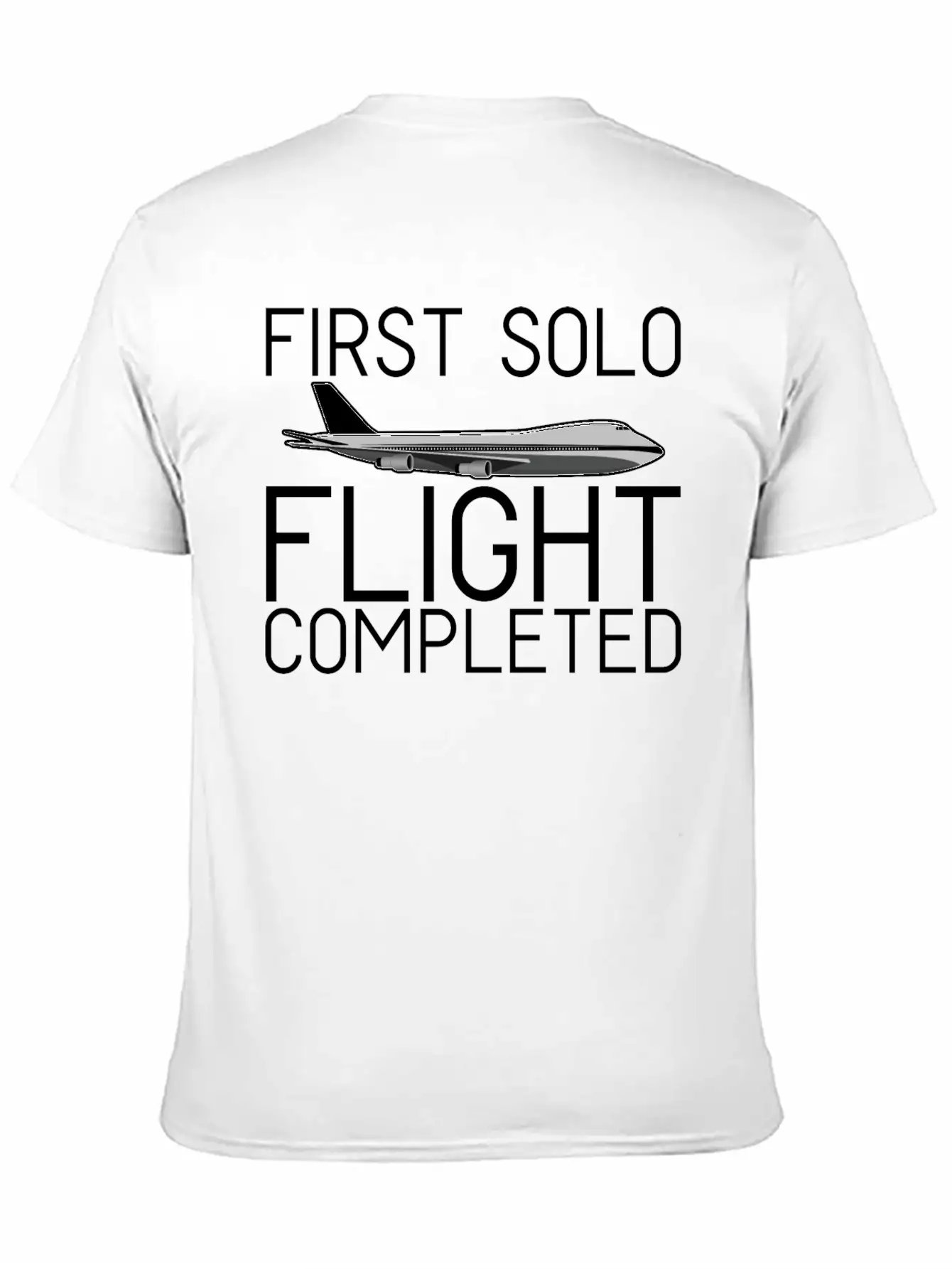 First Solo Flight Completed 4 Breathable Soft Cotton T-Shirt – Timeless Casual Look