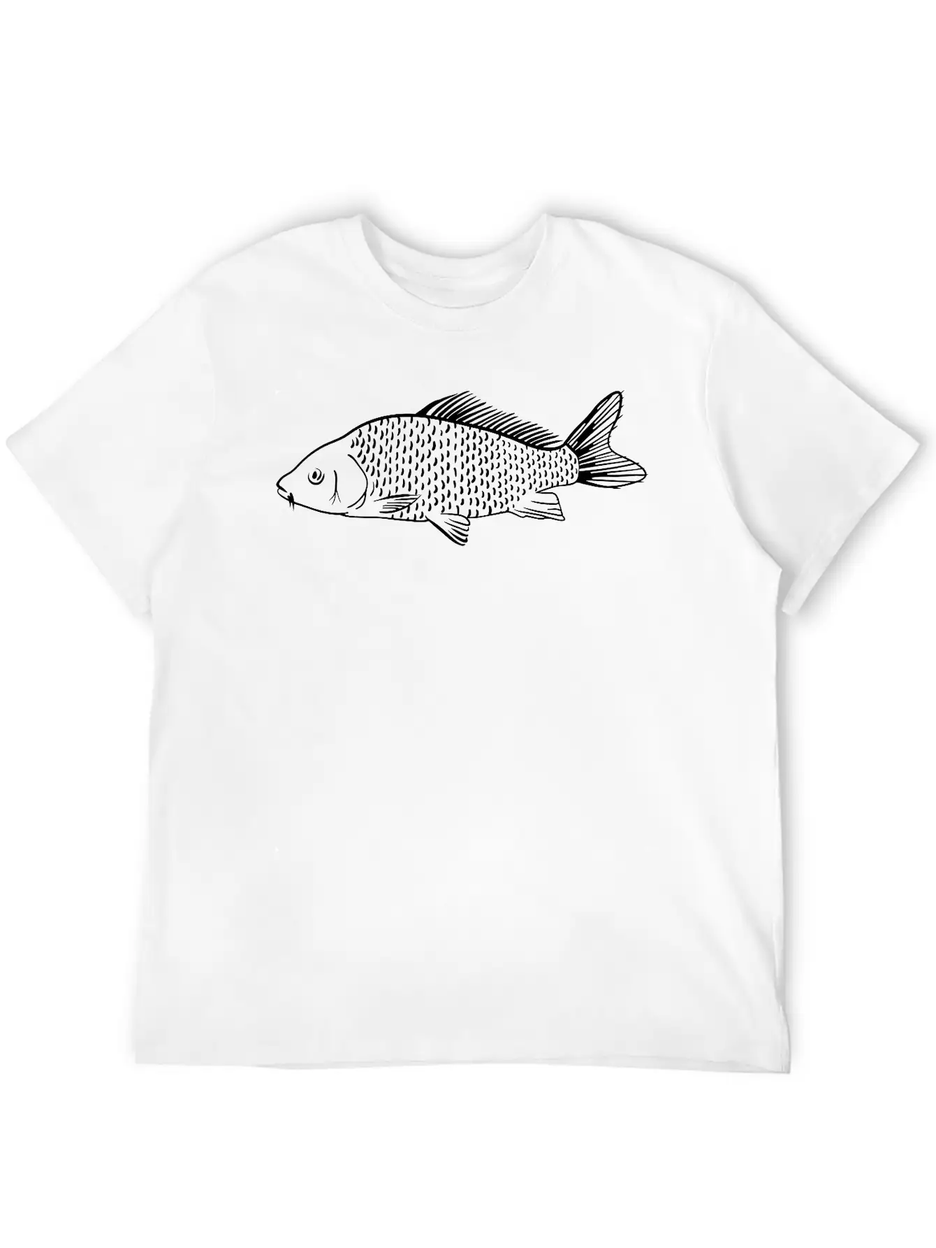 Fish Breathable Soft Cotton T-Shirt – Timeless Casual Look