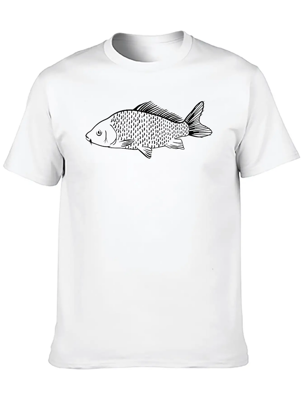 Fish Breathable Soft Cotton T-Shirt – Timeless Casual Look