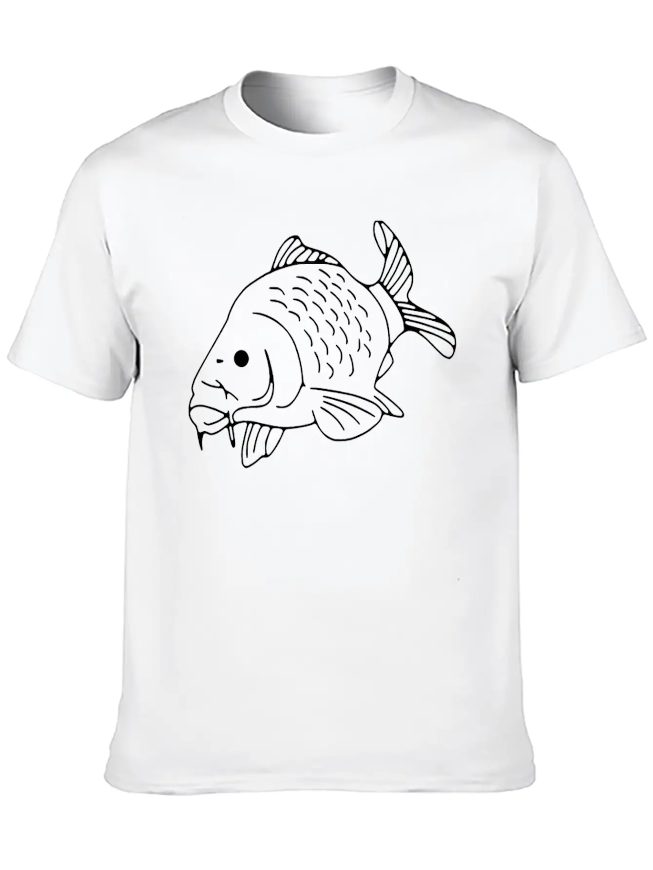 Fish Fishing Unisex Casual T-Shirt – Clean Design For Daily Comfort