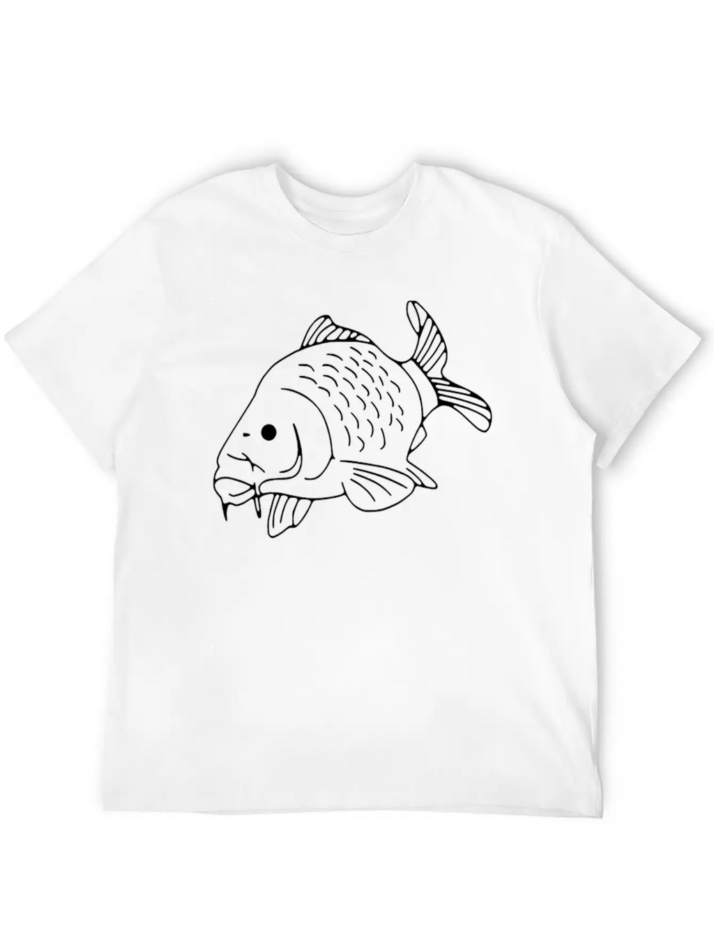 Fish Fishing Unisex Casual T-Shirt – Clean Design For Daily Comfort