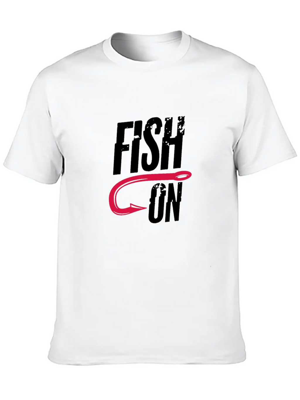 Fish On, Fishing Breathable Graphic T-Shirt – Perfect For Casual Days