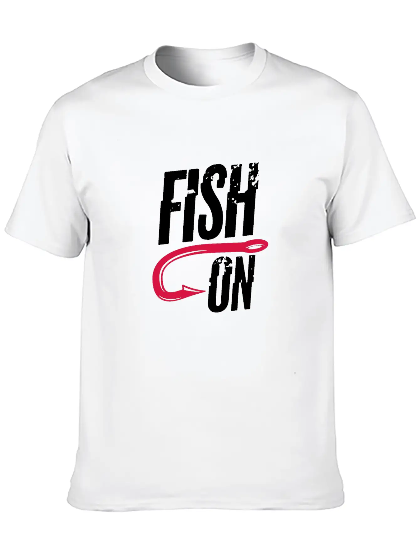 Fish On, Fishing Breathable Graphic T-Shirt – Perfect For Casual Days