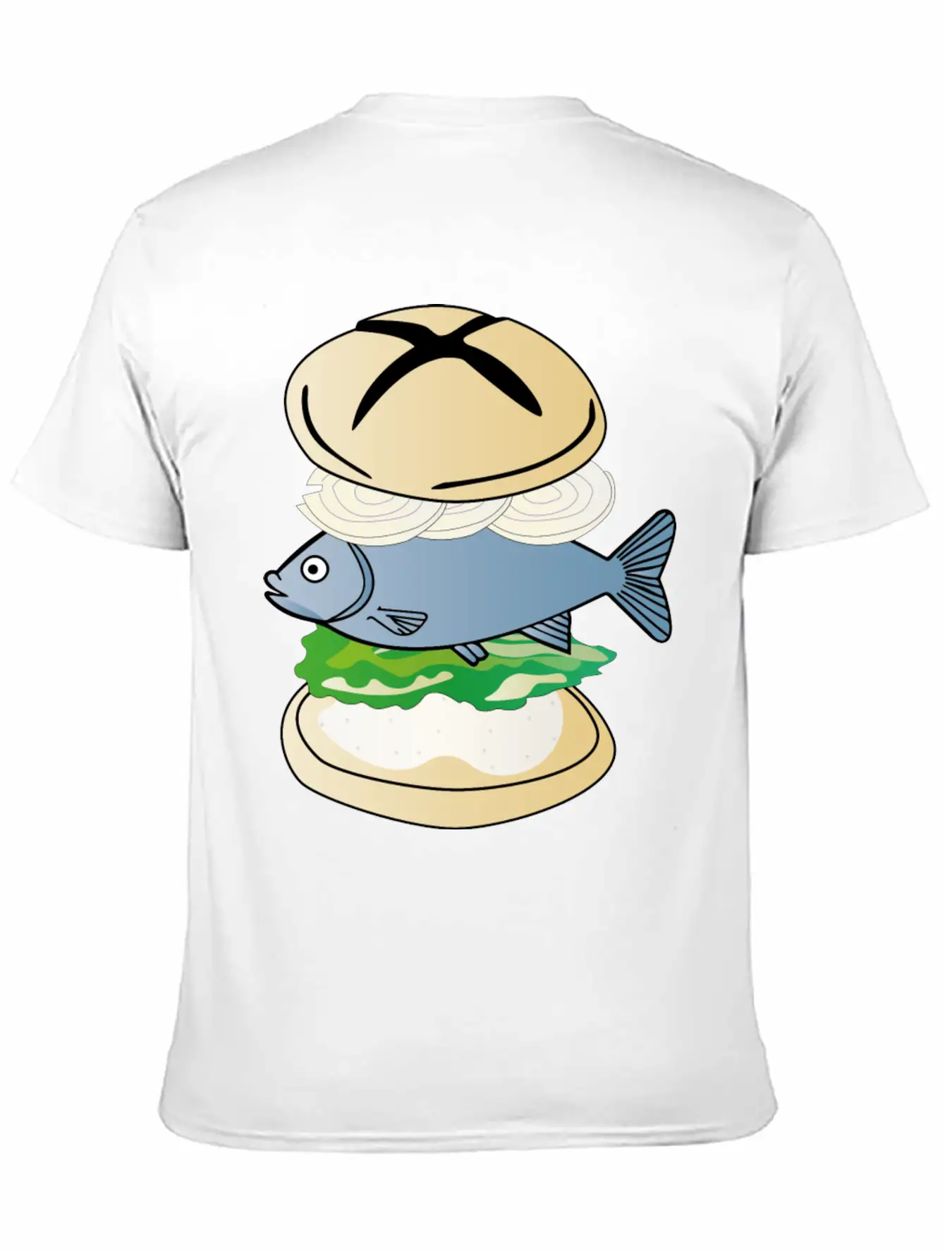 Fish With Bun - Eating Fish After Fishing Breathable Soft Cotton T-Shirt – Timeless Casual Look
