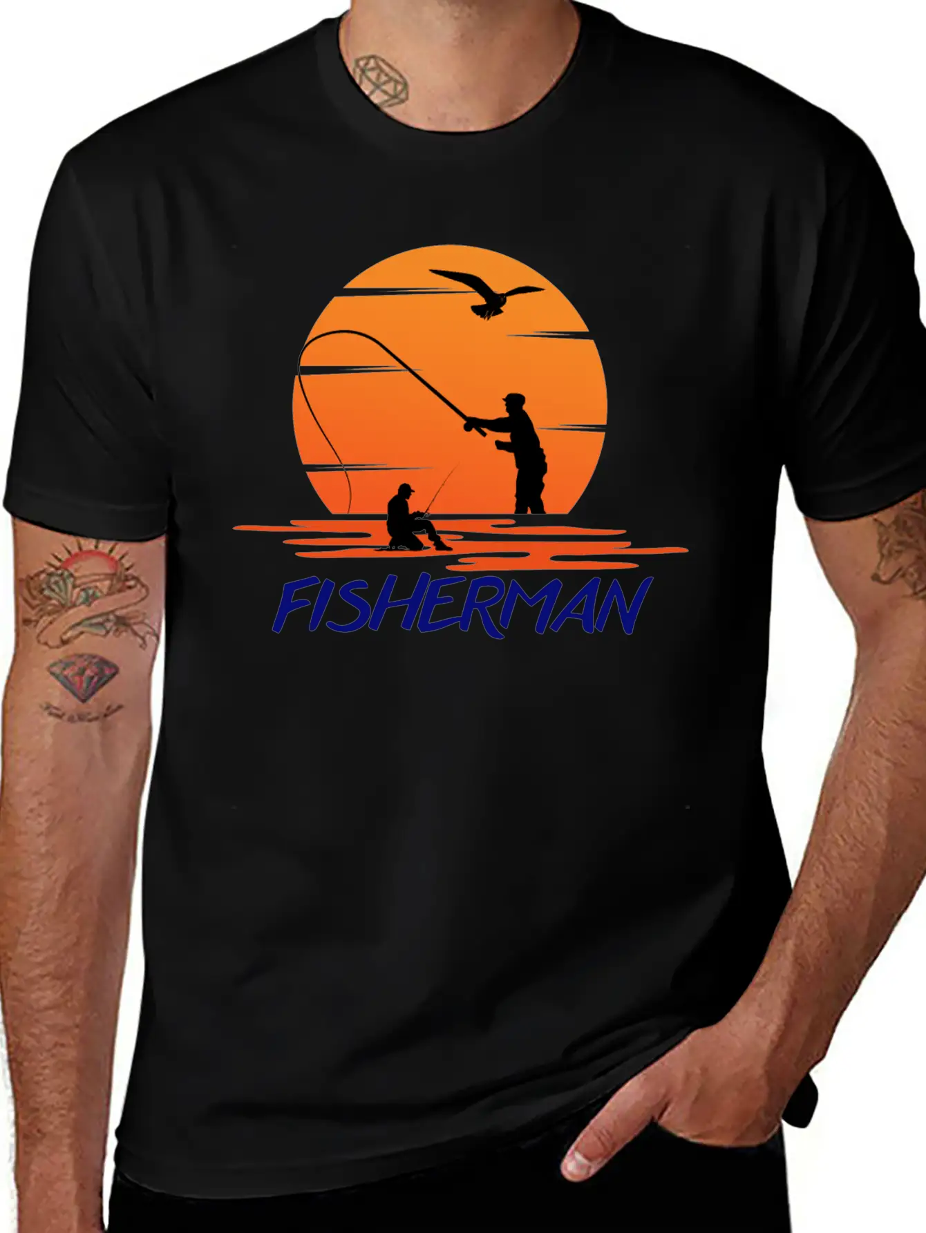 FISHERMAN Relaxed Everyday Tee – Lightweight And Durable Cotton