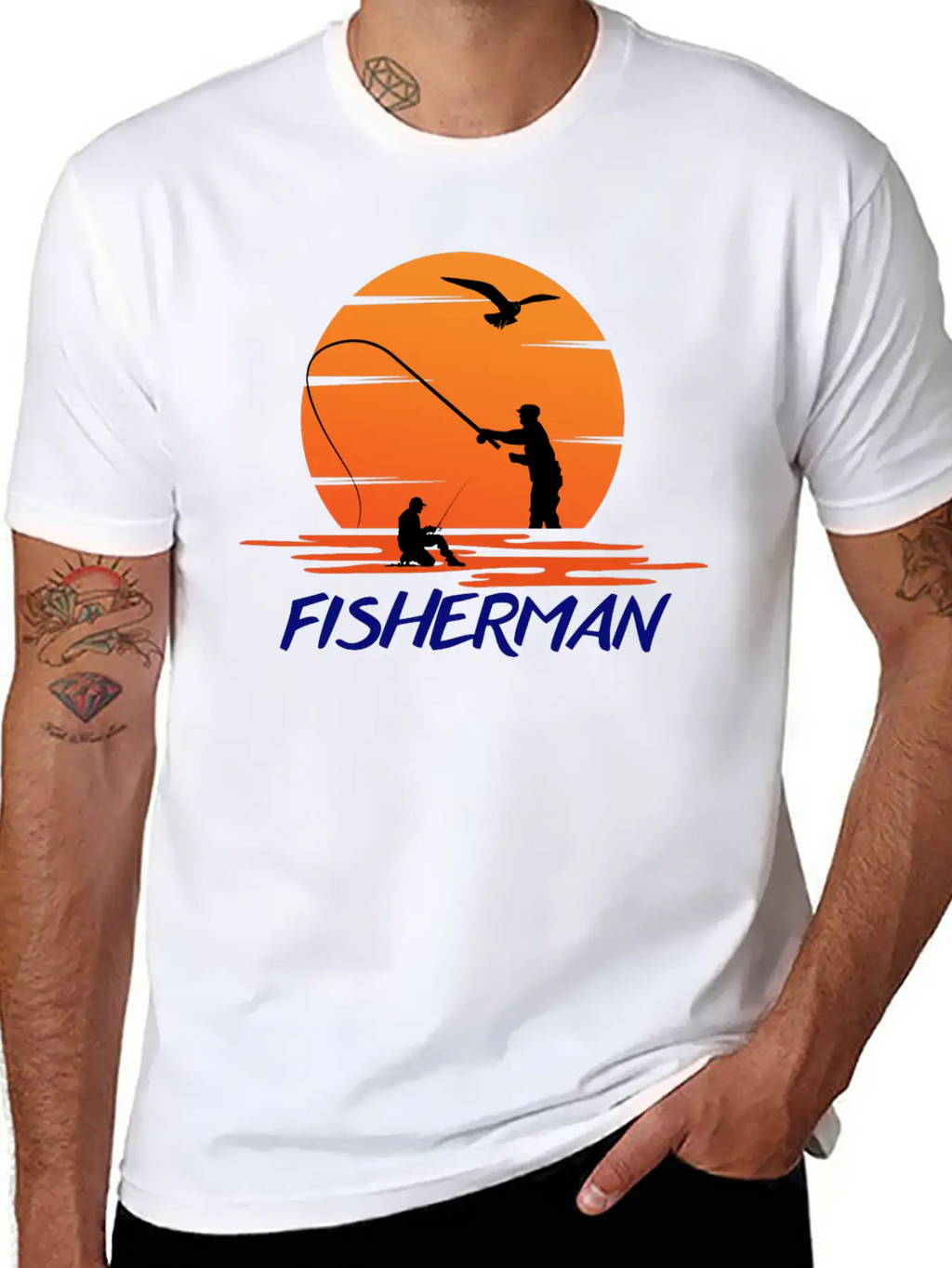 FISHERMAN Relaxed Everyday Tee – Lightweight And Durable Cotton