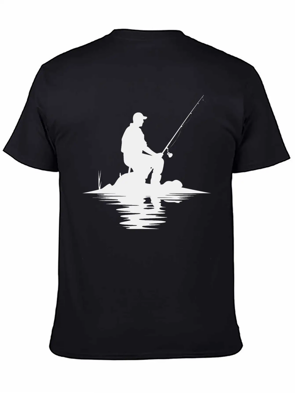 Fisherman Sketch Timeless Short Sleeve Tee – Comfy And Minimalist Design