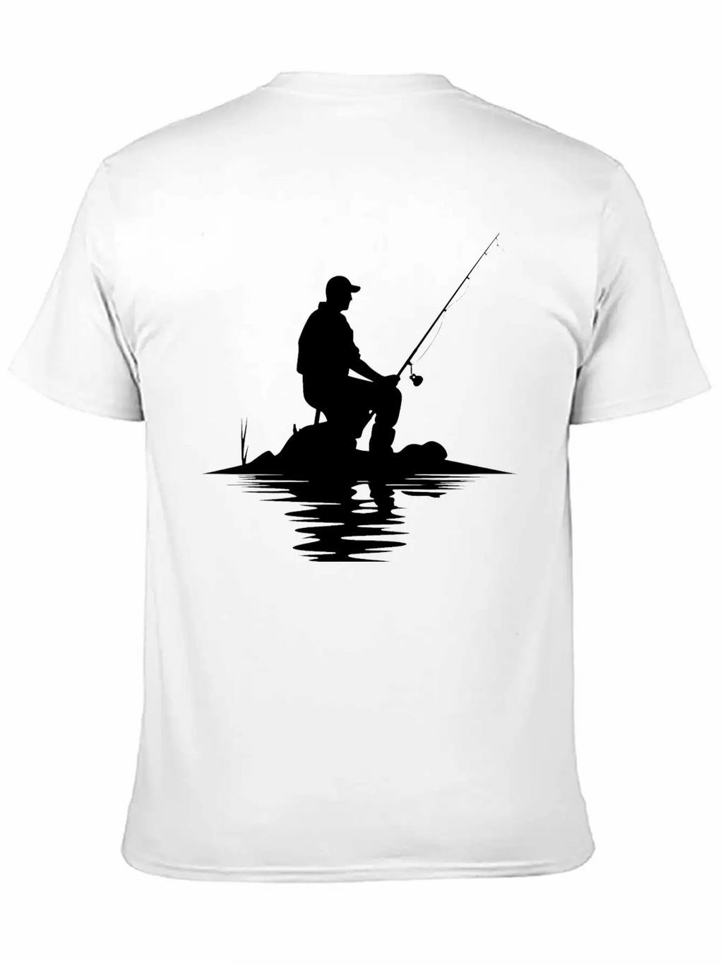 Fisherman Sketch Timeless Short Sleeve Tee – Comfy And Minimalist Design