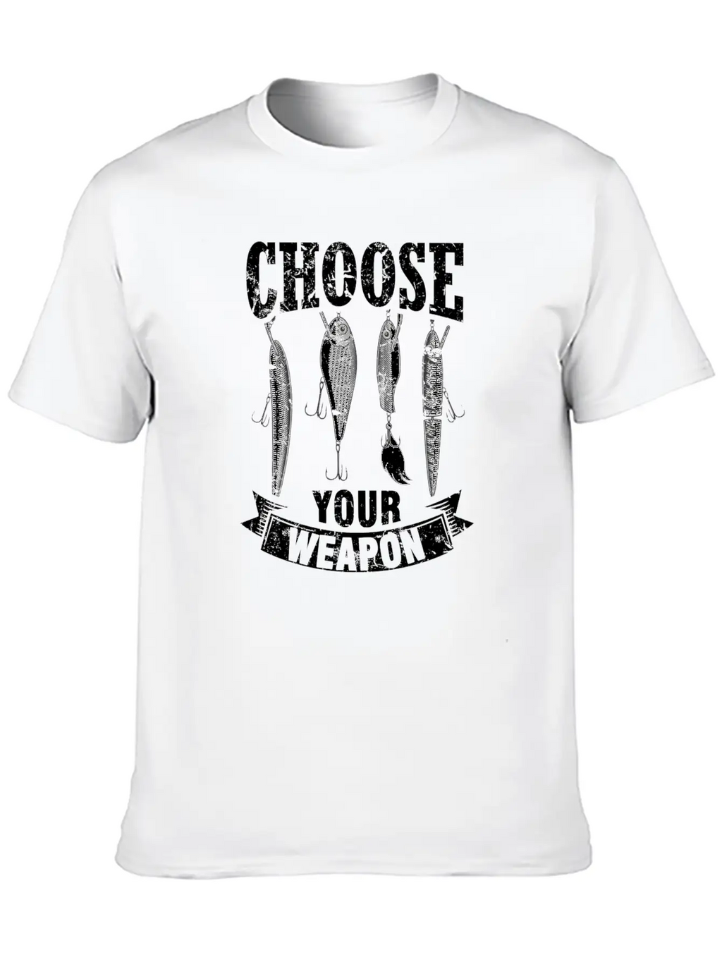 Fishing Bait Fish Fisherman Fishing Rod Breathable Soft Cotton T-Shirt – Timeless Casual Look