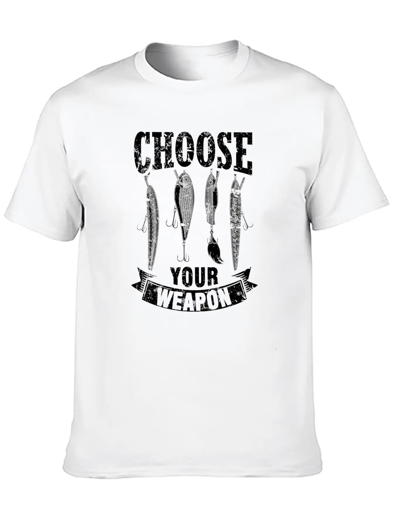 Fishing Bait Fish Fisherman Fishing Rod Breathable Soft Cotton T-Shirt – Timeless Casual Look