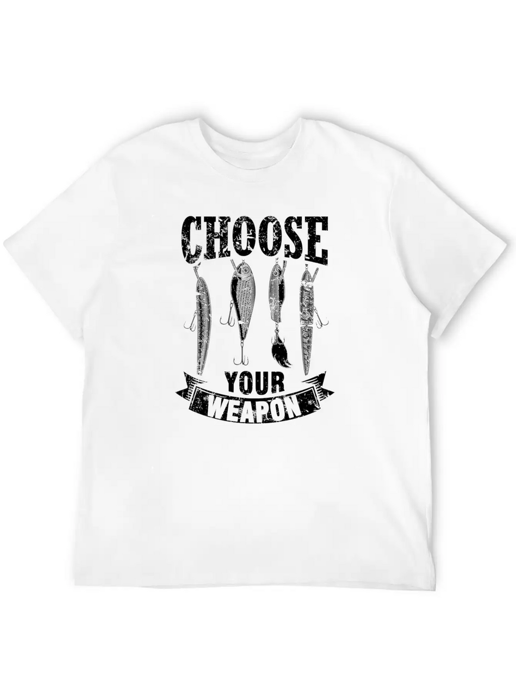 Fishing Bait Fish Fisherman Fishing Rod Breathable Soft Cotton T-Shirt – Timeless Casual Look