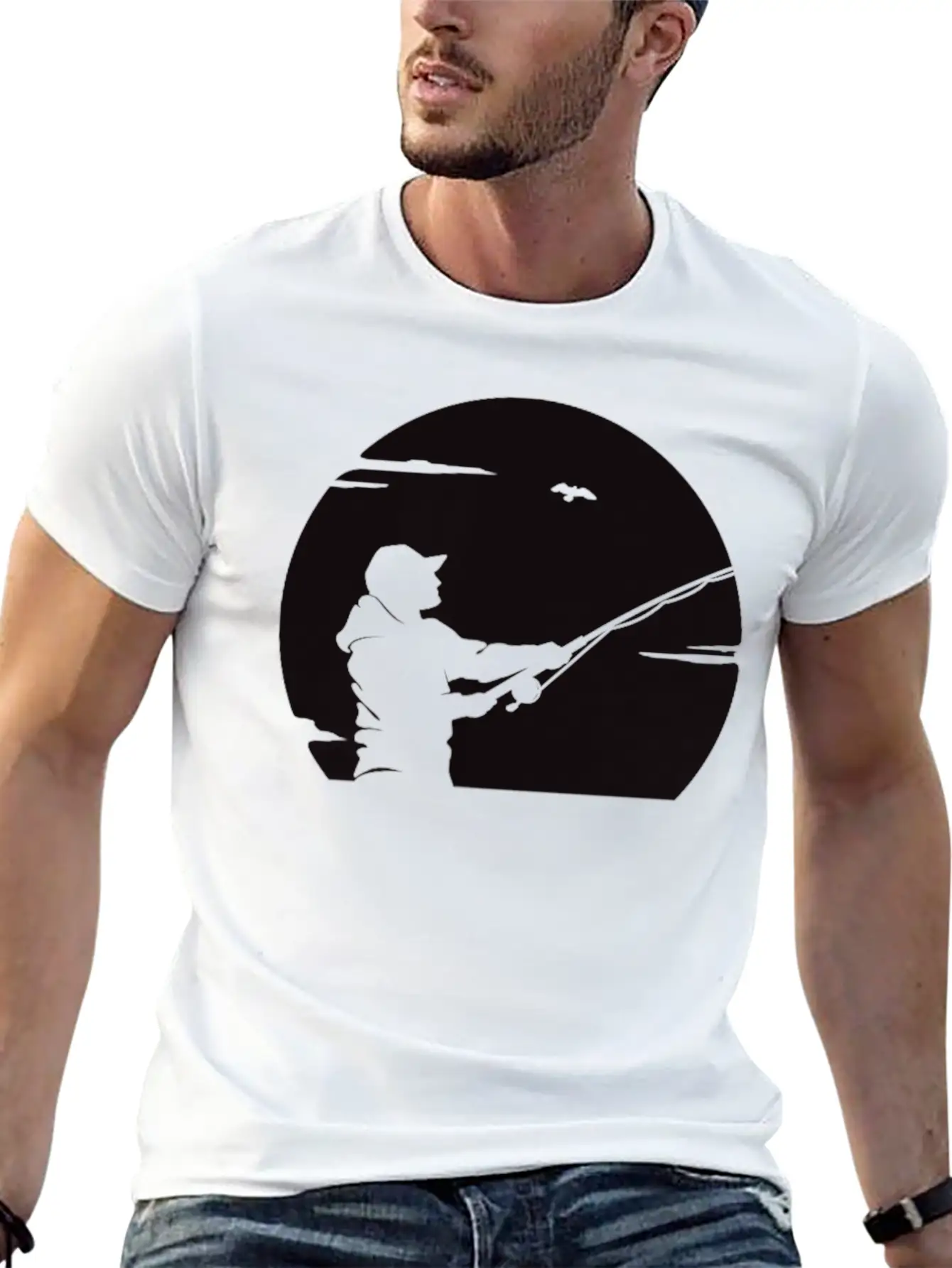 Fishing Clothes Fisherman Clothes Classic Cotton Tee – Unisex Comfort For Any Season