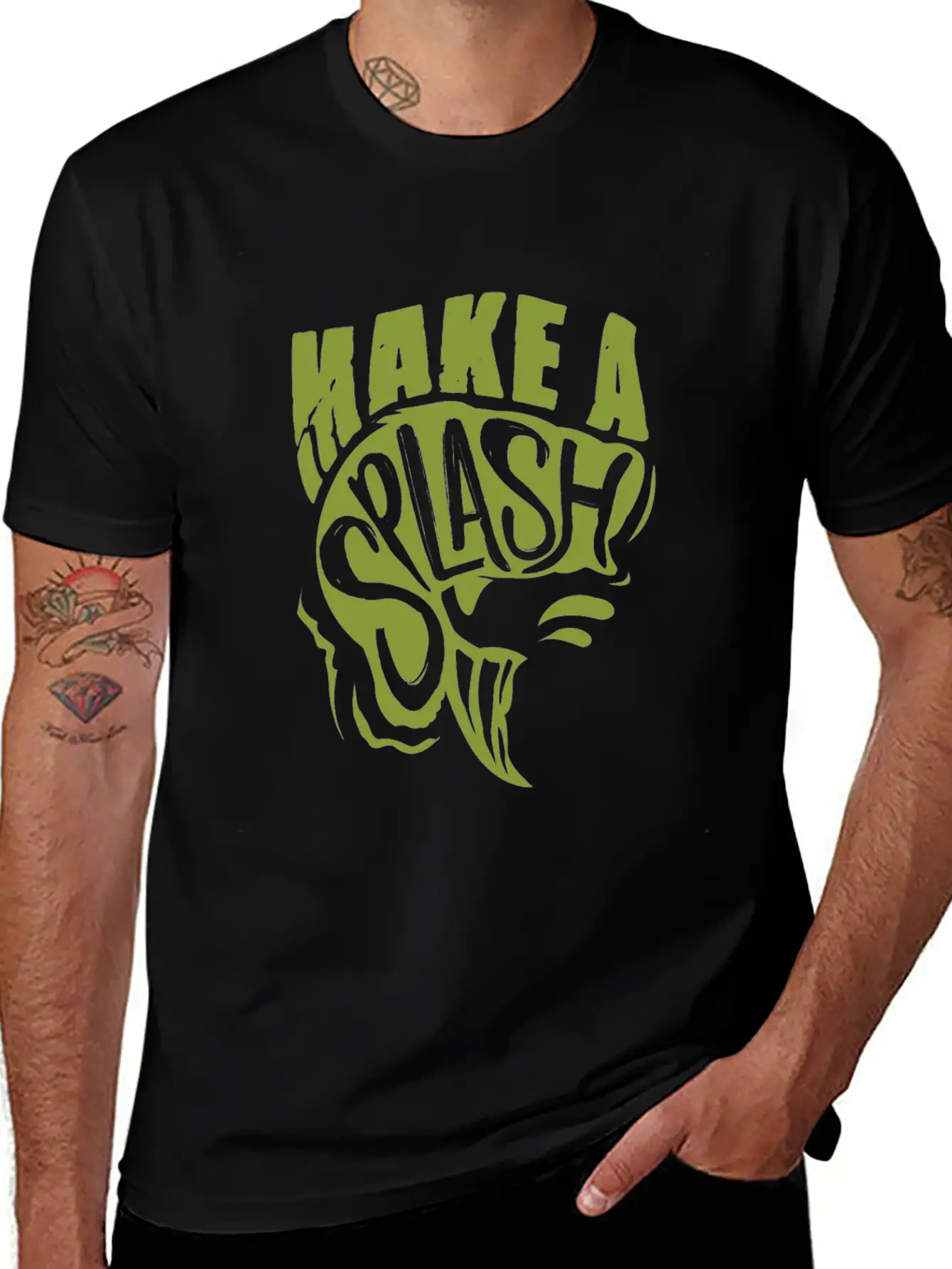 Fishing Fish Basic Graphic T-Shirt – Daily Comfort In Soft Cotton