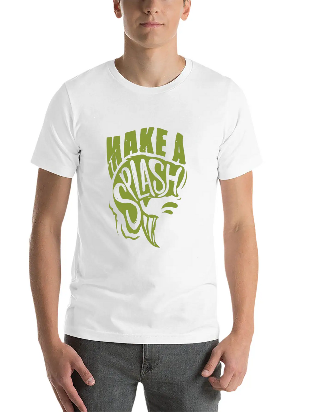Fishing Fish Basic Graphic T-Shirt – Daily Comfort In Soft Cotton