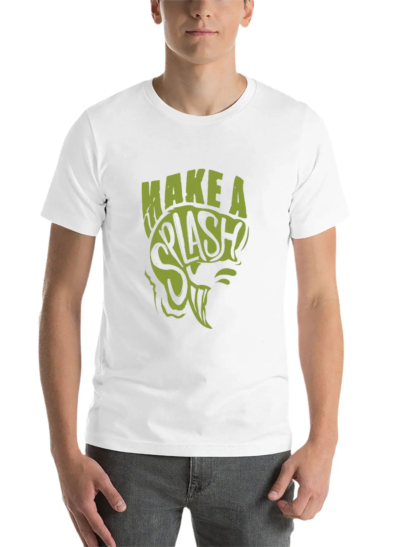 Fishing Fish Basic Graphic T-Shirt – Daily Comfort In Soft Cotton