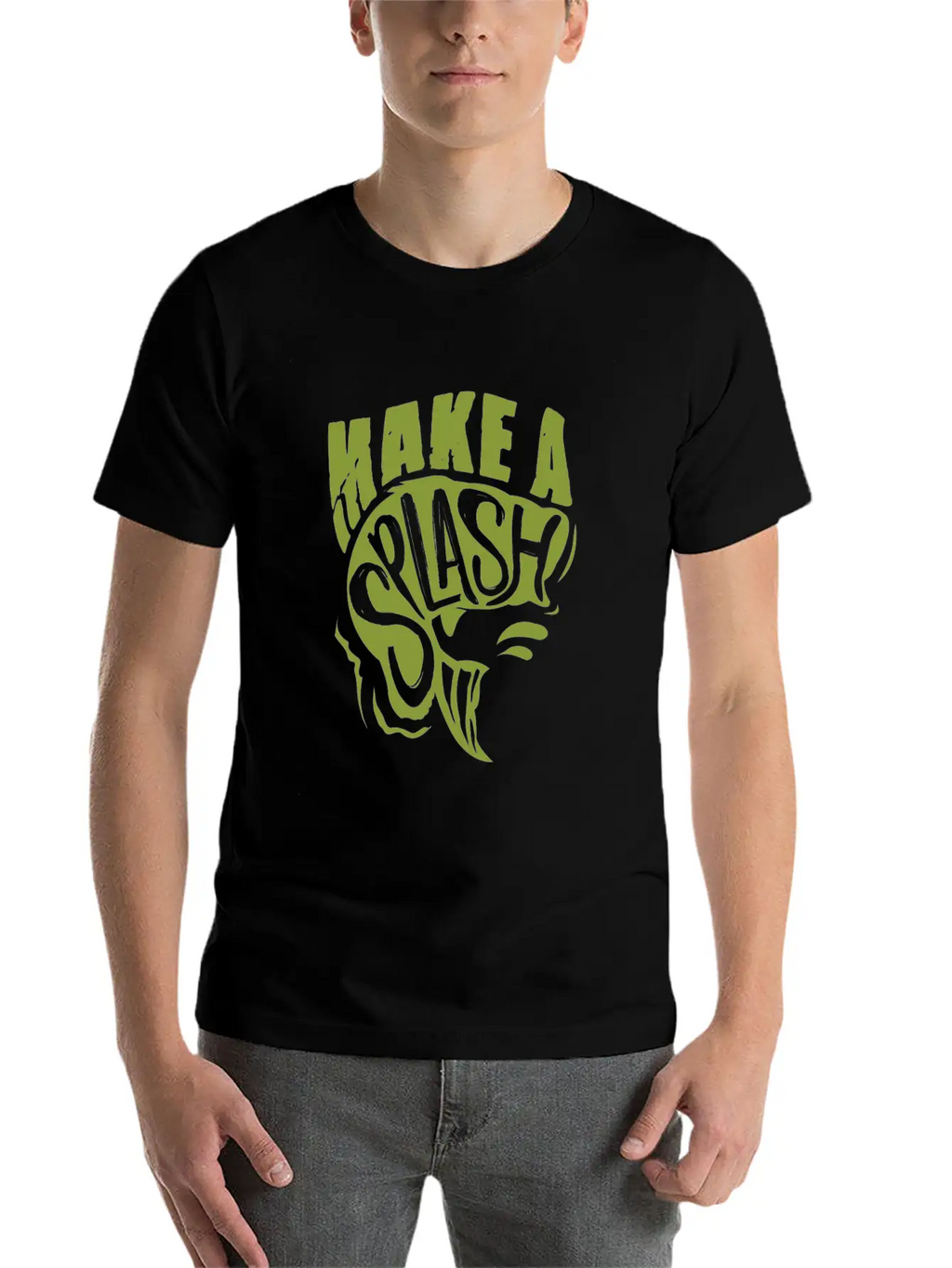 Fishing Fish Basic Graphic T-Shirt – Daily Comfort In Soft Cotton