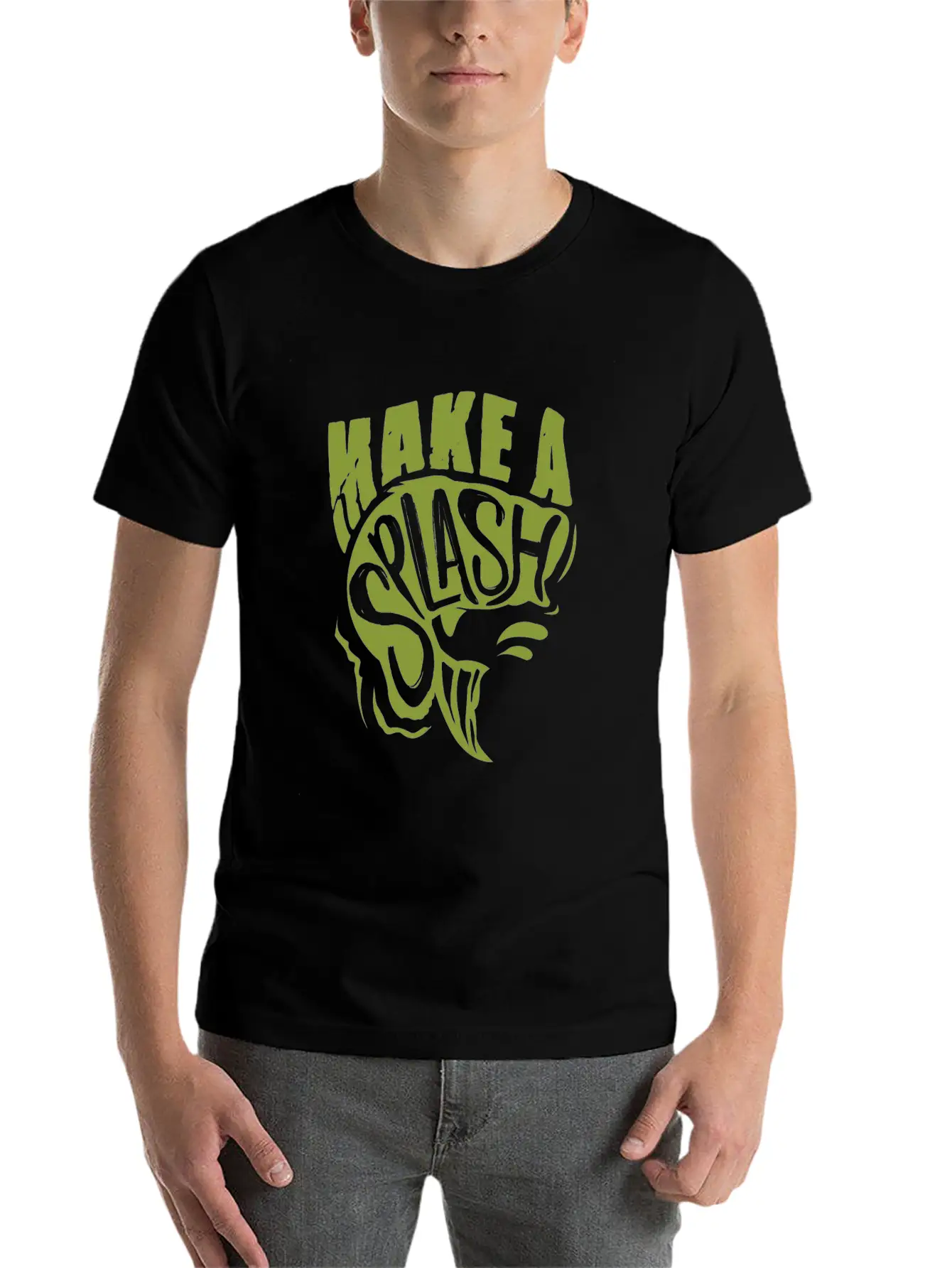 Fishing Fish Basic Graphic T-Shirt – Daily Comfort In Soft Cotton