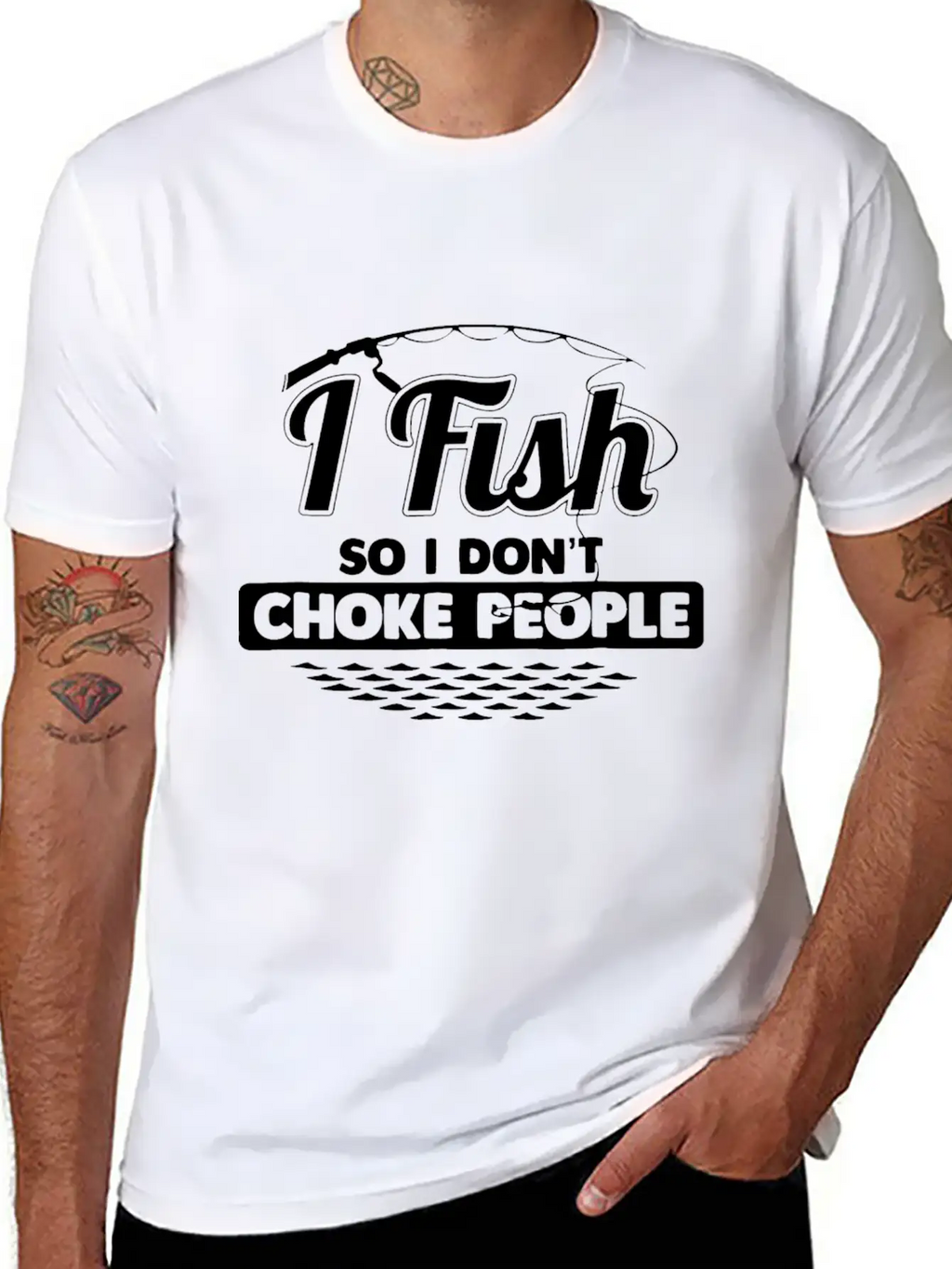 Fishing Hoodie Hoodie Fishing Bass Fishing Stylish Everyday T-Shirt – Unisex Basic Cotton Tee