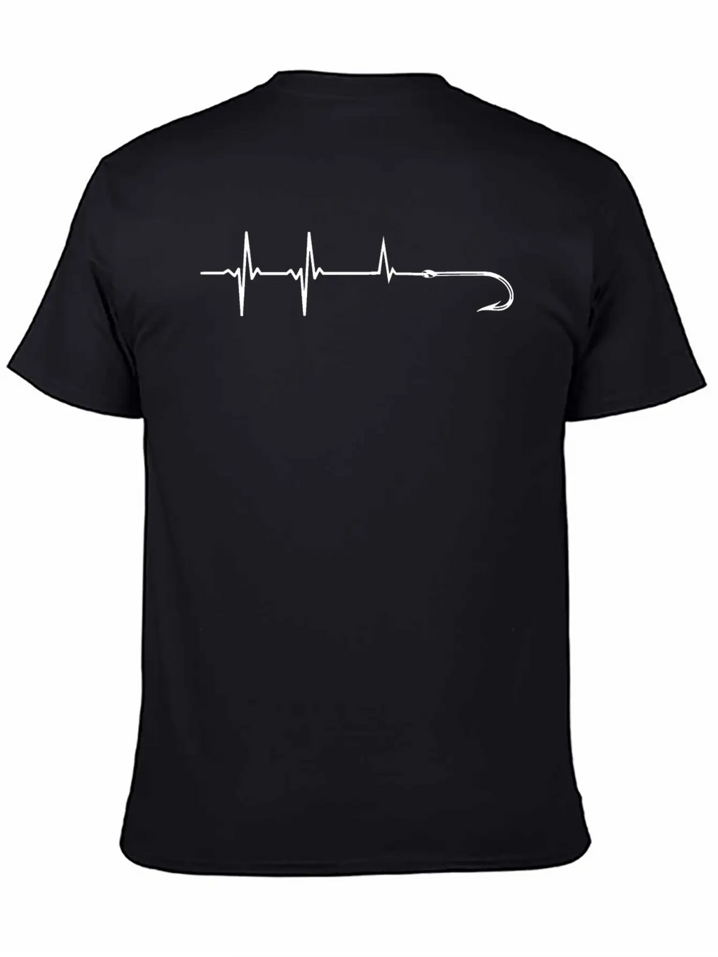 Fishing Hook Heartbeat. Fisherman Heartbeat. Funny Classic Cotton Tee – Unisex Comfort For Any Season