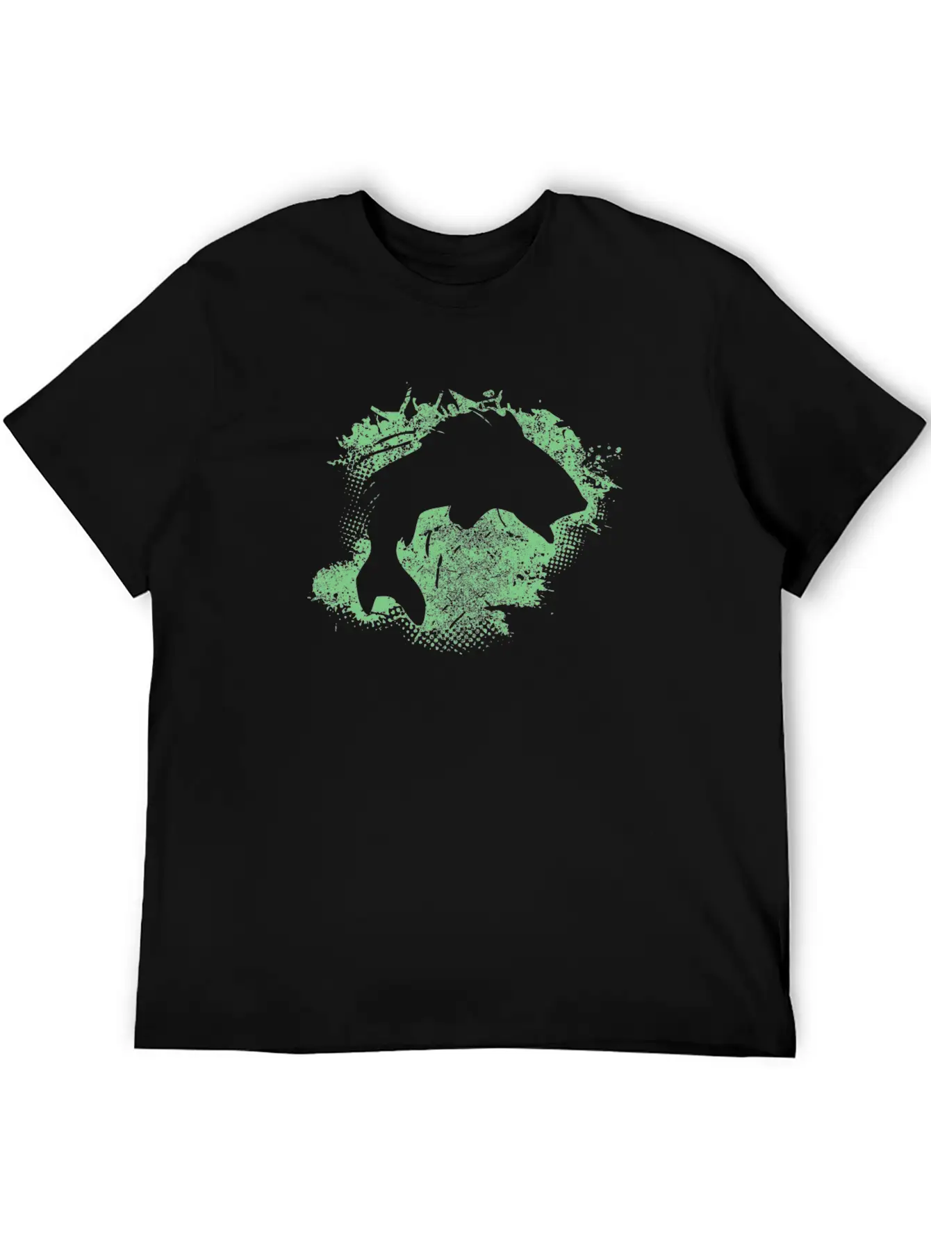 Fishing Paint Splatter Breathable Graphic T-Shirt – Perfect For Casual Days