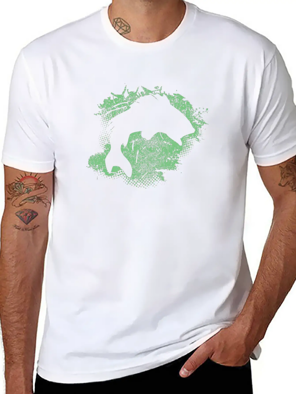 Fishing Paint Splatter Breathable Graphic T-Shirt – Perfect For Casual Days