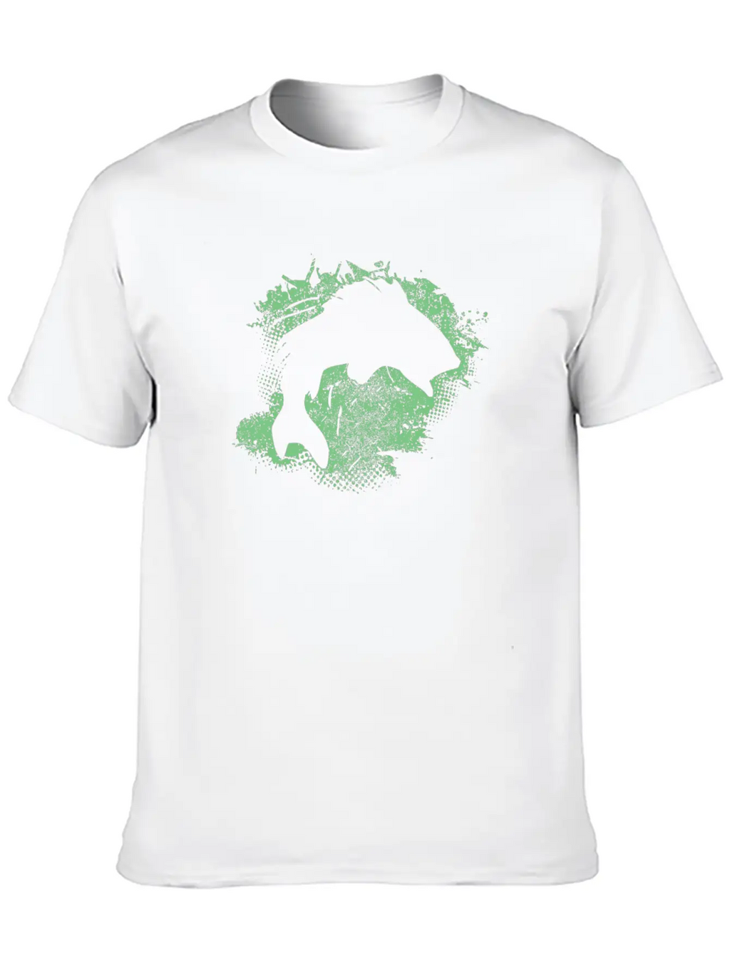 Fishing Paint Splatter Breathable Graphic T-Shirt – Perfect For Casual Days