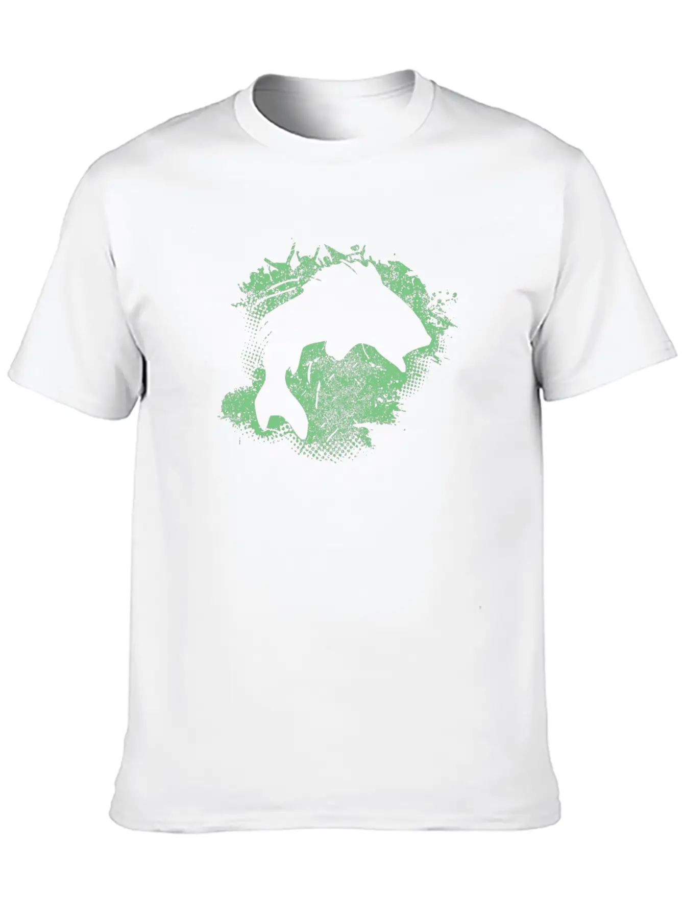 Fishing Paint Splatter Breathable Graphic T-Shirt – Perfect For Casual Days