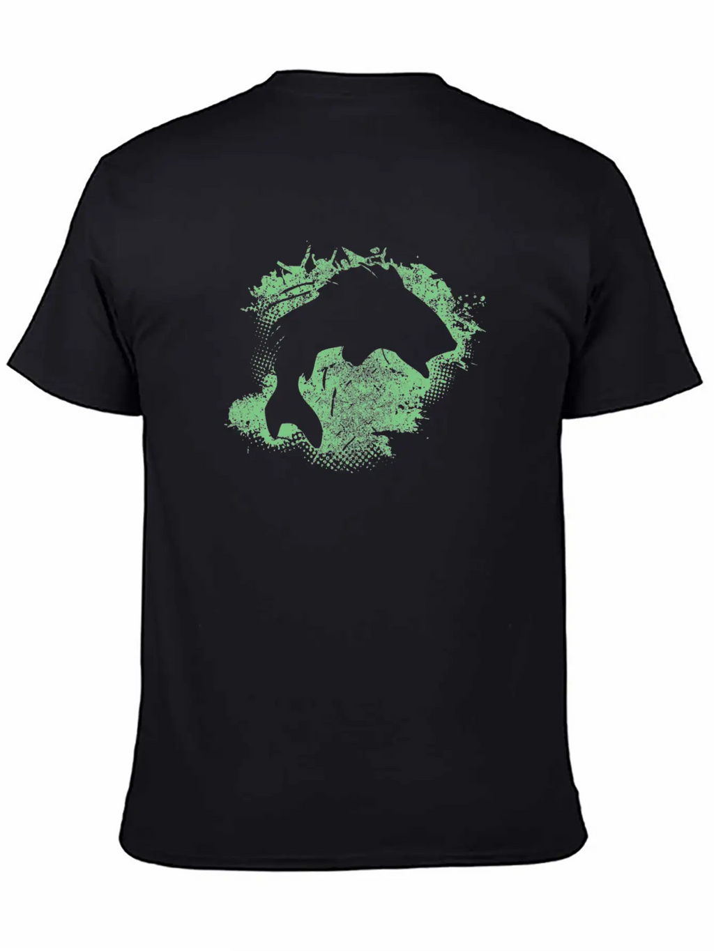 Fishing Paint Splatter Breathable Graphic T-Shirt – Perfect For Casual Days