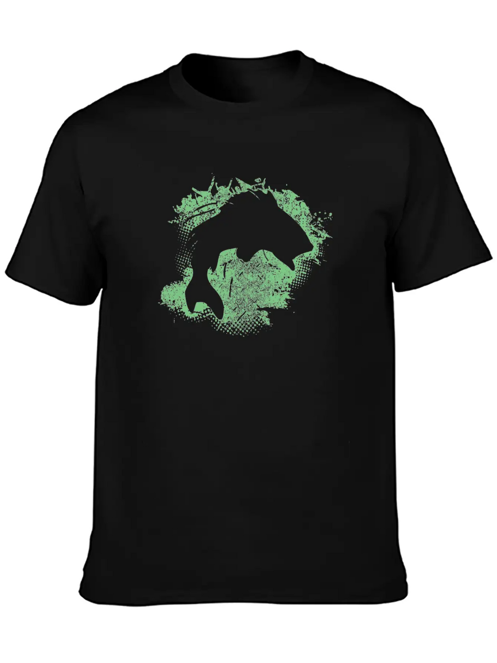Fishing Paint Splatter Breathable Graphic T-Shirt – Perfect For Casual Days