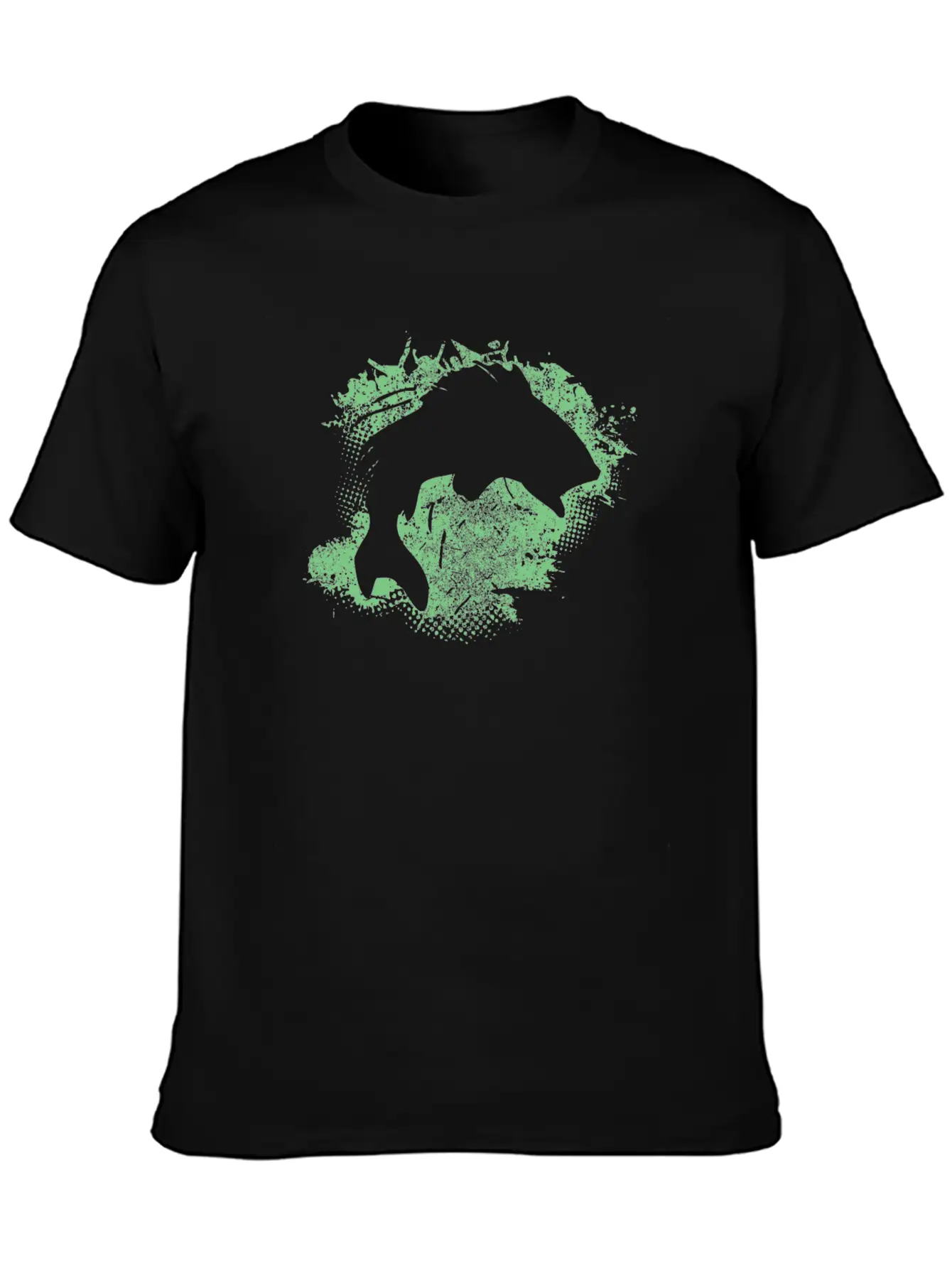 Fishing Paint Splatter Breathable Graphic T-Shirt – Perfect For Casual Days