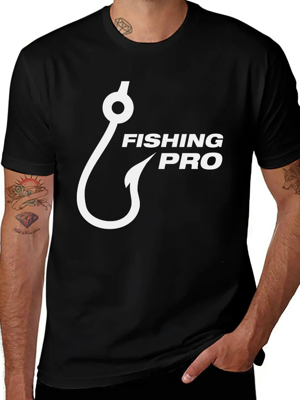 Fishing_pro_f1 Modern Fit Casual T-Shirt – Clean And Versatile Design