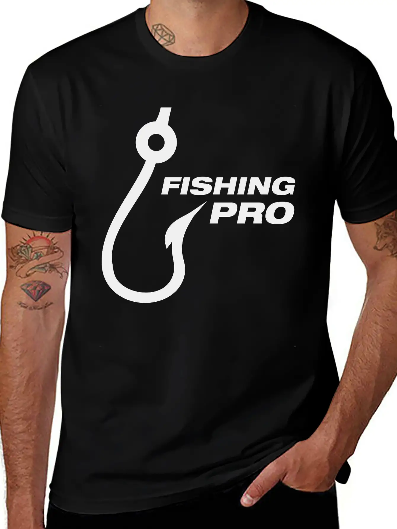 Fishing_pro_f1 Modern Fit Casual T-Shirt – Clean And Versatile Design