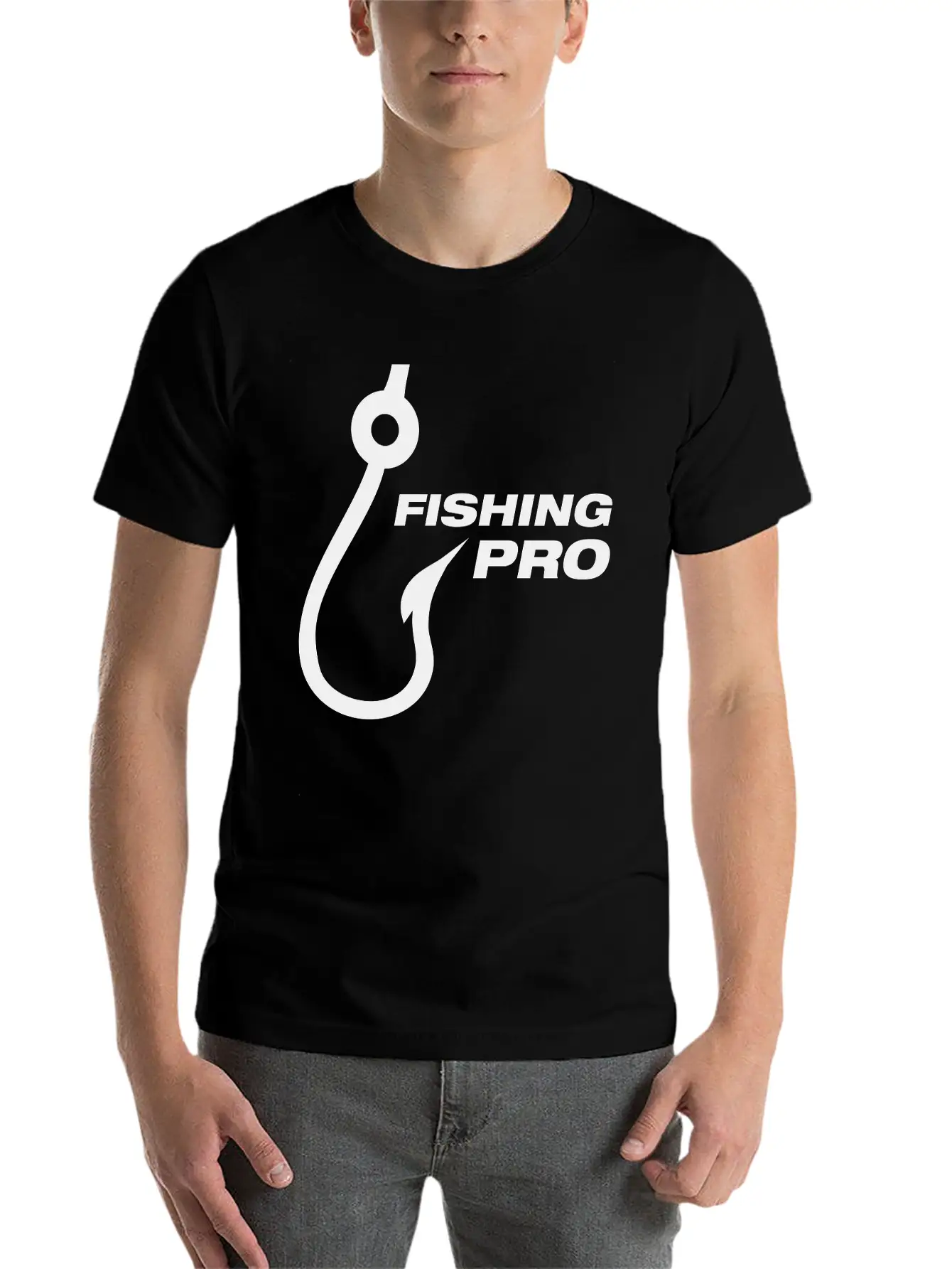 Fishing_pro_f1 Modern Fit Casual T-Shirt – Clean And Versatile Design