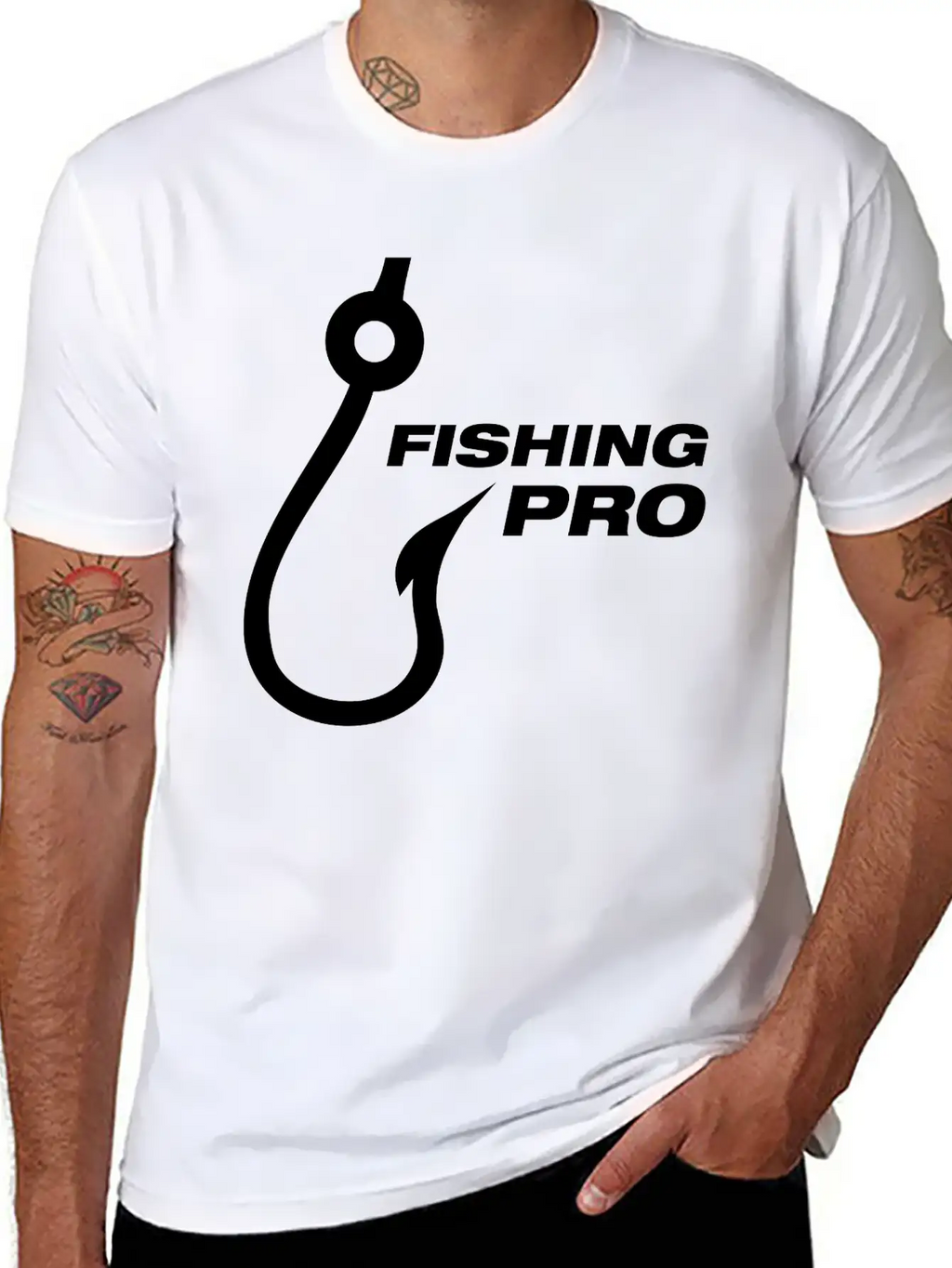 Fishing_pro_f1 Modern Fit Casual T-Shirt – Clean And Versatile Design