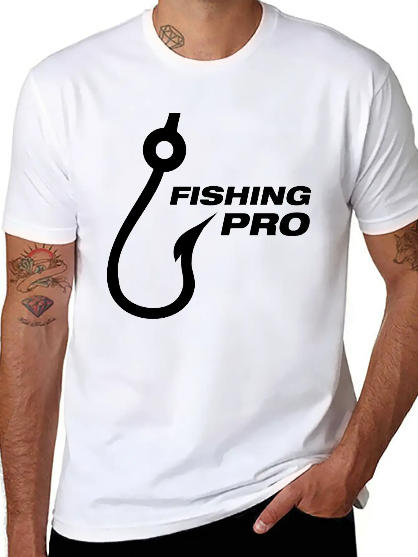 Fishing_pro_f1 Modern Fit Casual T-Shirt – Clean And Versatile Design