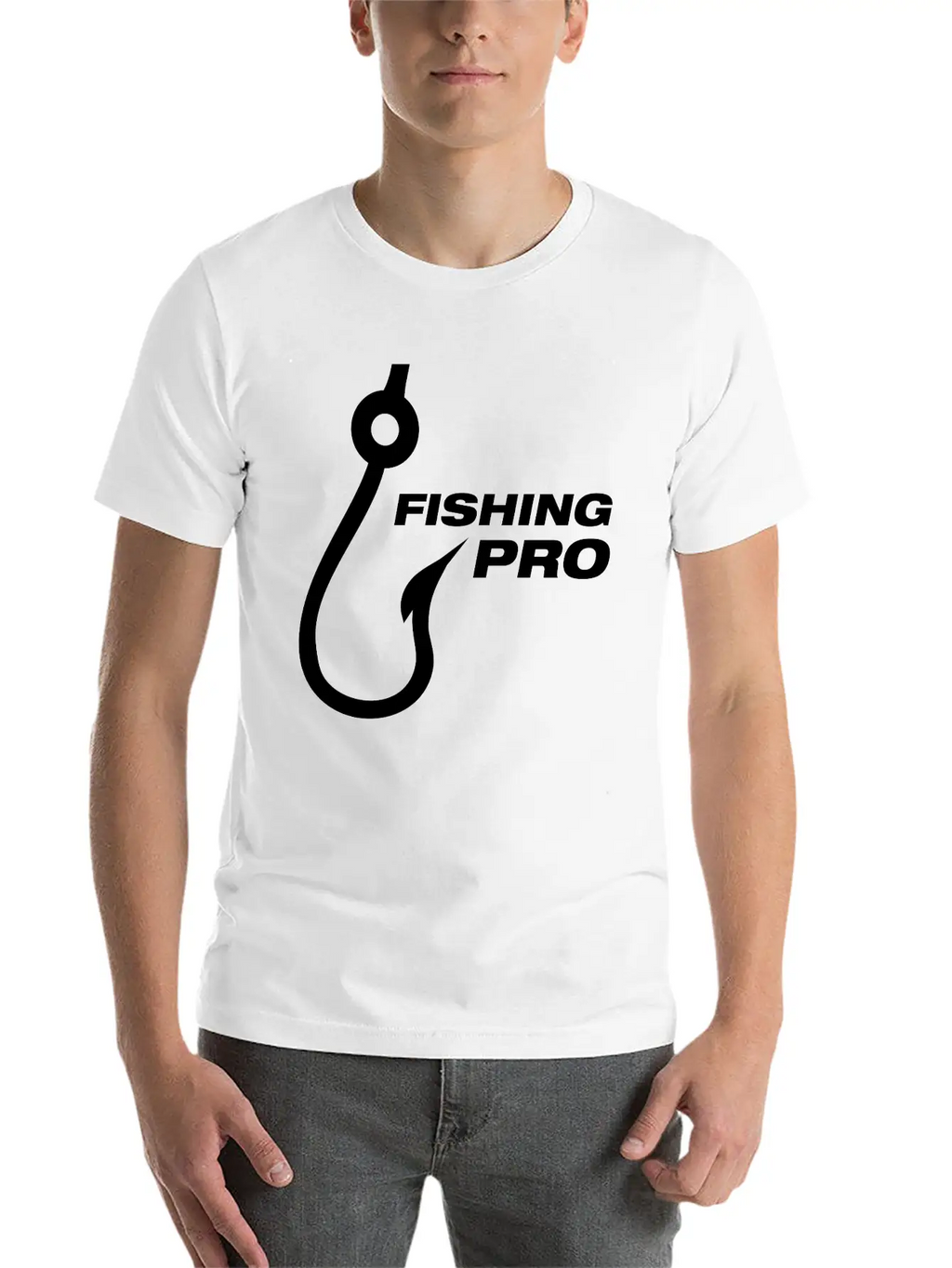 Fishing_pro_f1 Modern Fit Casual T-Shirt – Clean And Versatile Design