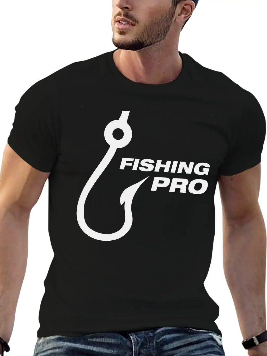 Fishing_pro_f1 Modern Fit Casual T-Shirt – Clean And Versatile Design
