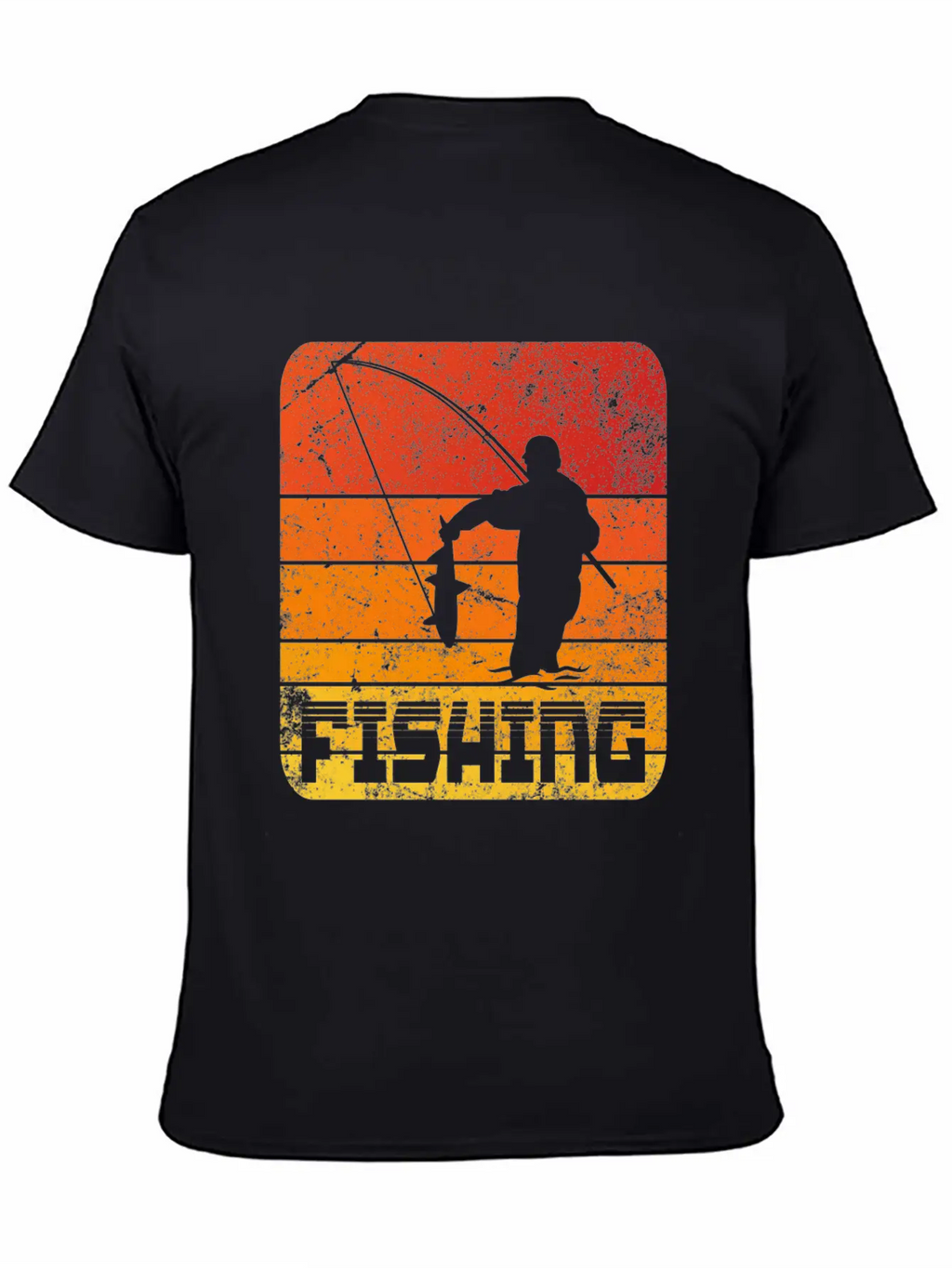 Fishing Retro Sunset Timeless Short Sleeve Tee – Comfy And Minimalist Design