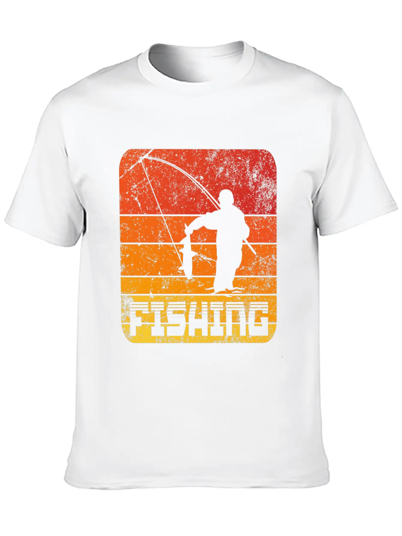 Fishing Retro Sunset Timeless Short Sleeve Tee – Comfy And Minimalist Design