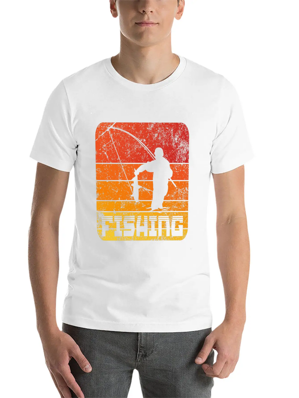 Fishing Retro Sunset Timeless Short Sleeve Tee – Comfy And Minimalist Design
