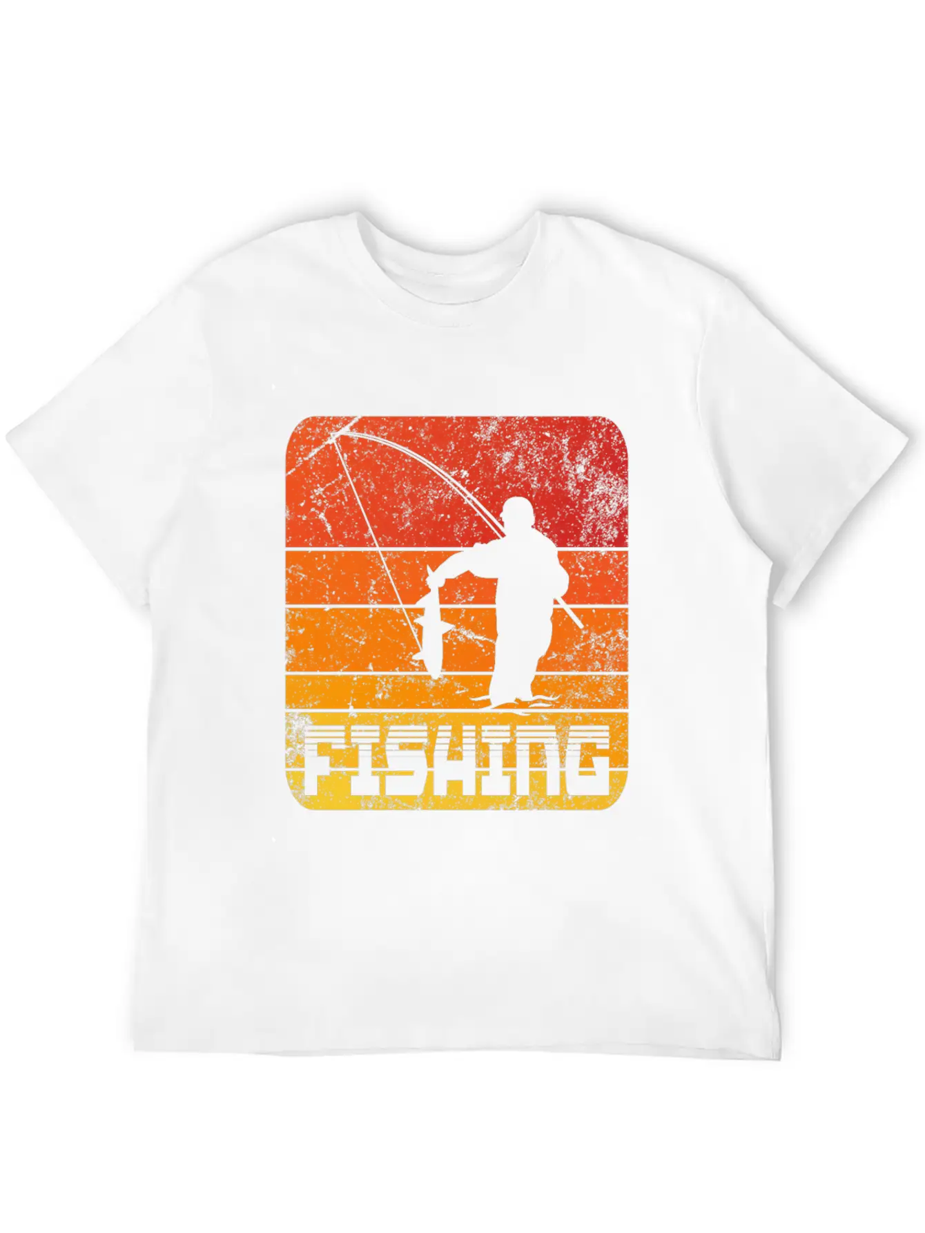 Fishing Retro Sunset Timeless Short Sleeve Tee – Comfy And Minimalist Design