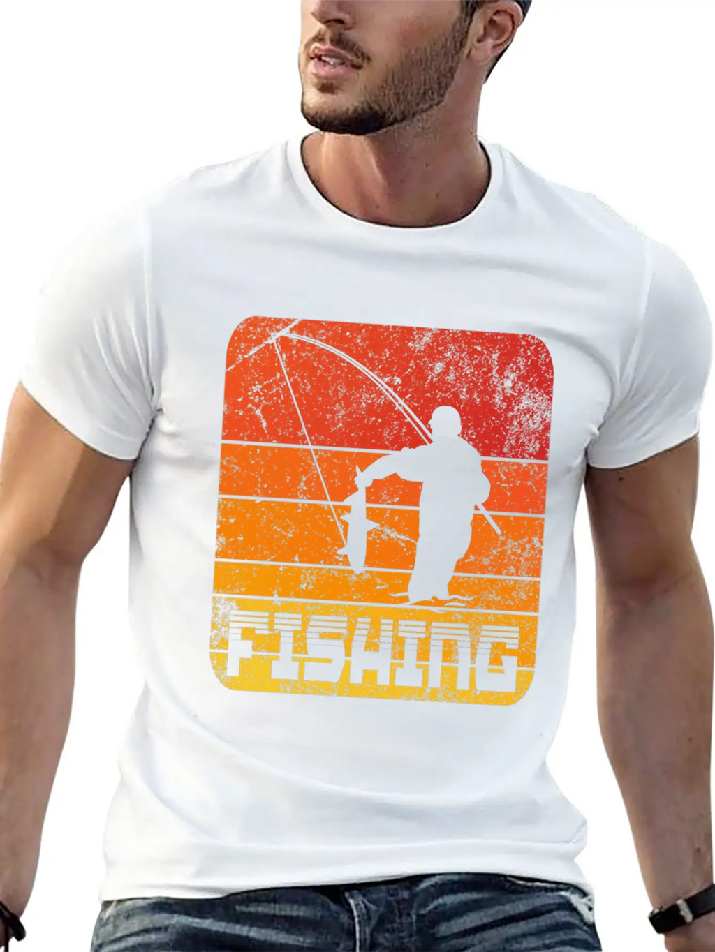 Fishing Retro Sunset Timeless Short Sleeve Tee – Comfy And Minimalist Design