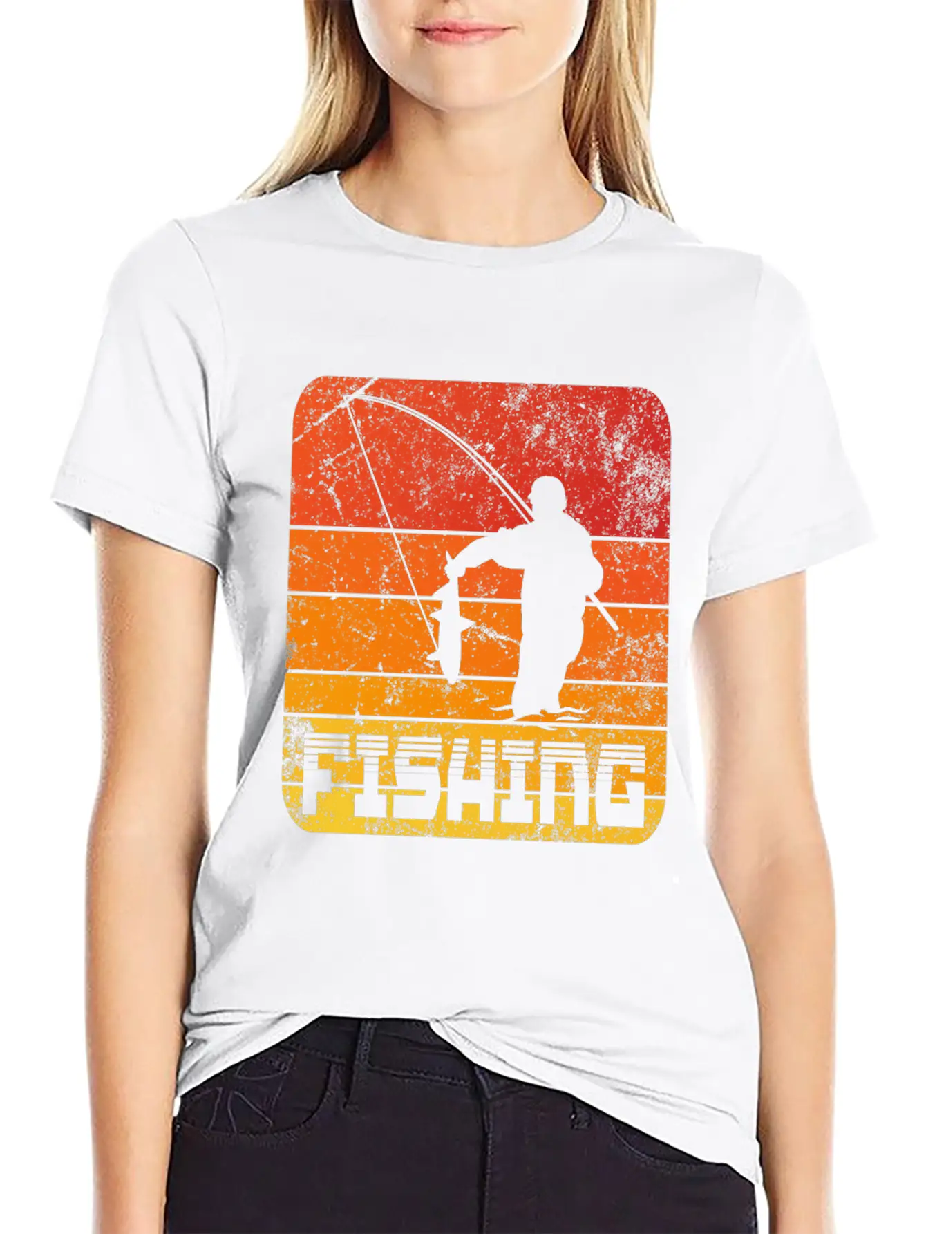 Fishing Retro Sunset Timeless Short Sleeve Tee – Comfy And Minimalist Design