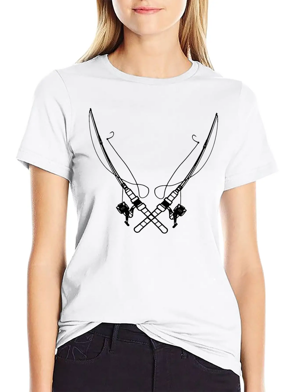 Fishing Rod Classic Cotton Tee – Unisex Comfort For Any Season