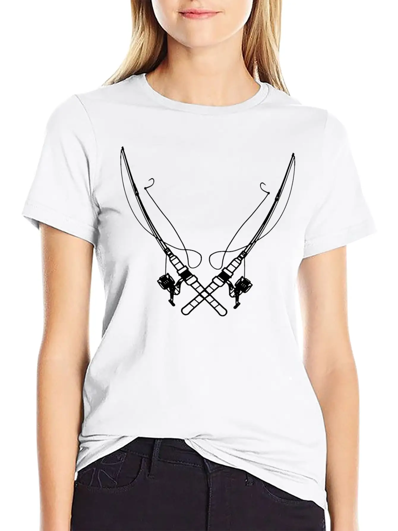 Fishing Rod Classic Cotton Tee – Unisex Comfort For Any Season
