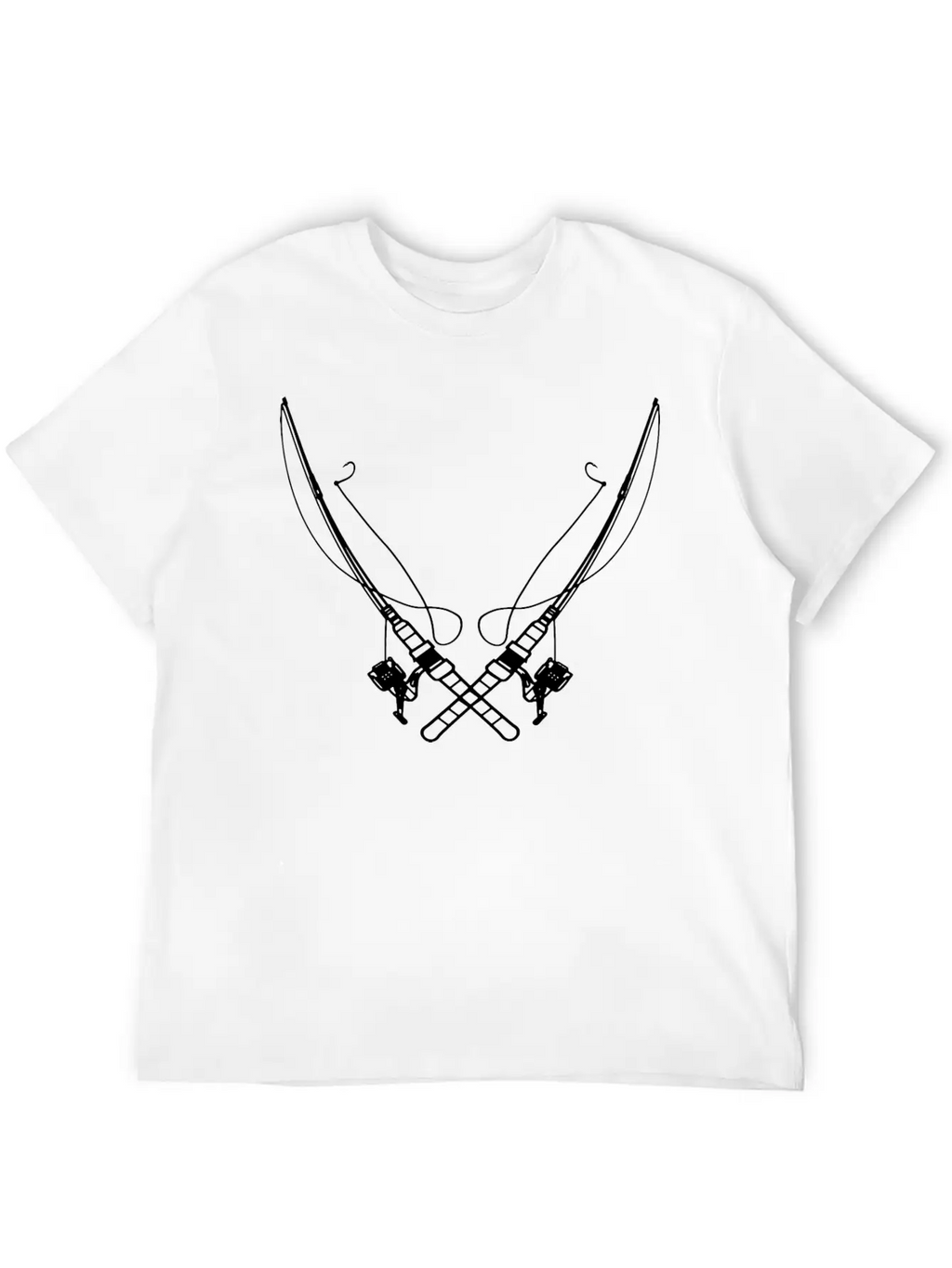 Fishing Rod Classic Cotton Tee – Unisex Comfort For Any Season
