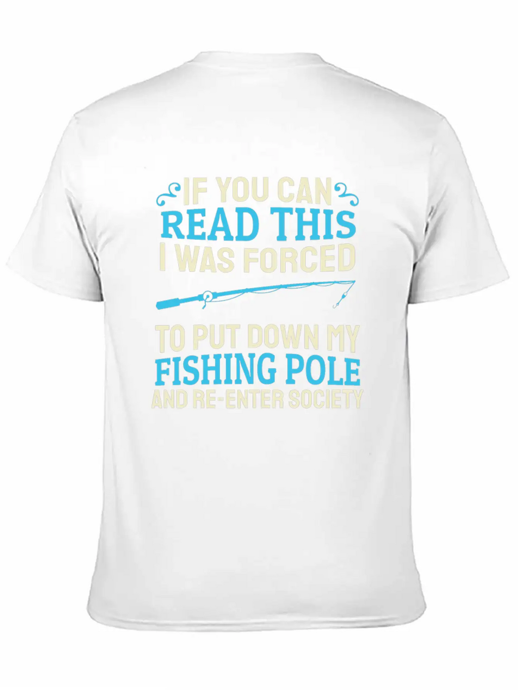 Fishing Rod Fish Fisherman Stylish Everyday T-Shirt – Unisex Basic Cotton Tee