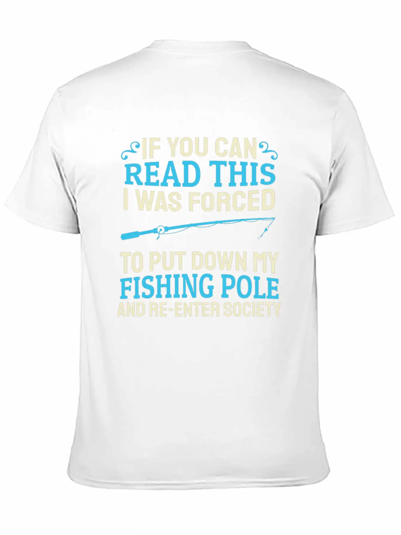 Fishing Rod Fish Fisherman Stylish Everyday T-Shirt – Unisex Basic Cotton Tee