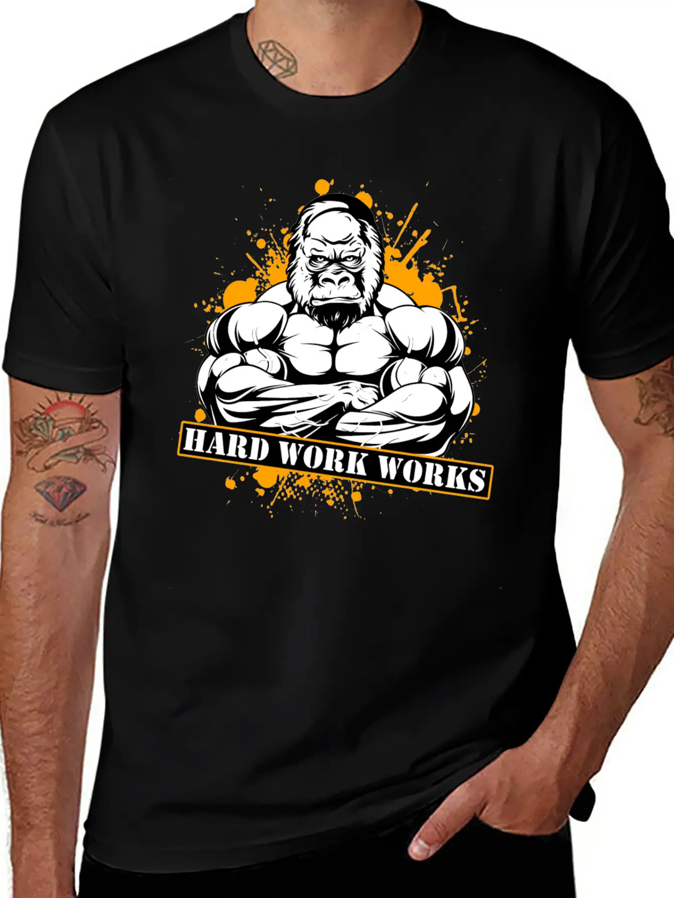 Fitness Animal Classic Cotton Tee – Unisex Comfort For Any Season